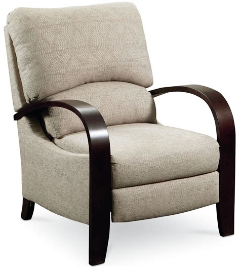 fabric recliners chairs with metal or wood arms|swivel recliner with wood arms.